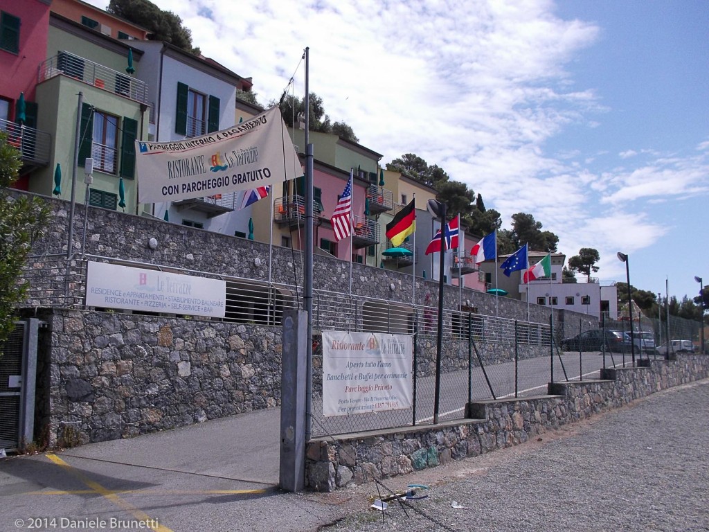 Portovenere, 2014: "Le Terrazze" rampa al parcheggio pubblico